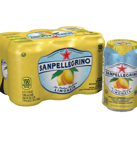  San Pellegrino Sparkling Beverage, Limonata (Lemon